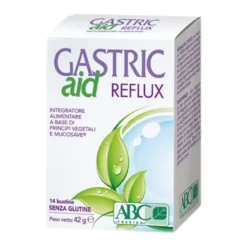 Abc Trading Gastric Aid Reflux Integratore Reflusso 14 Bustine