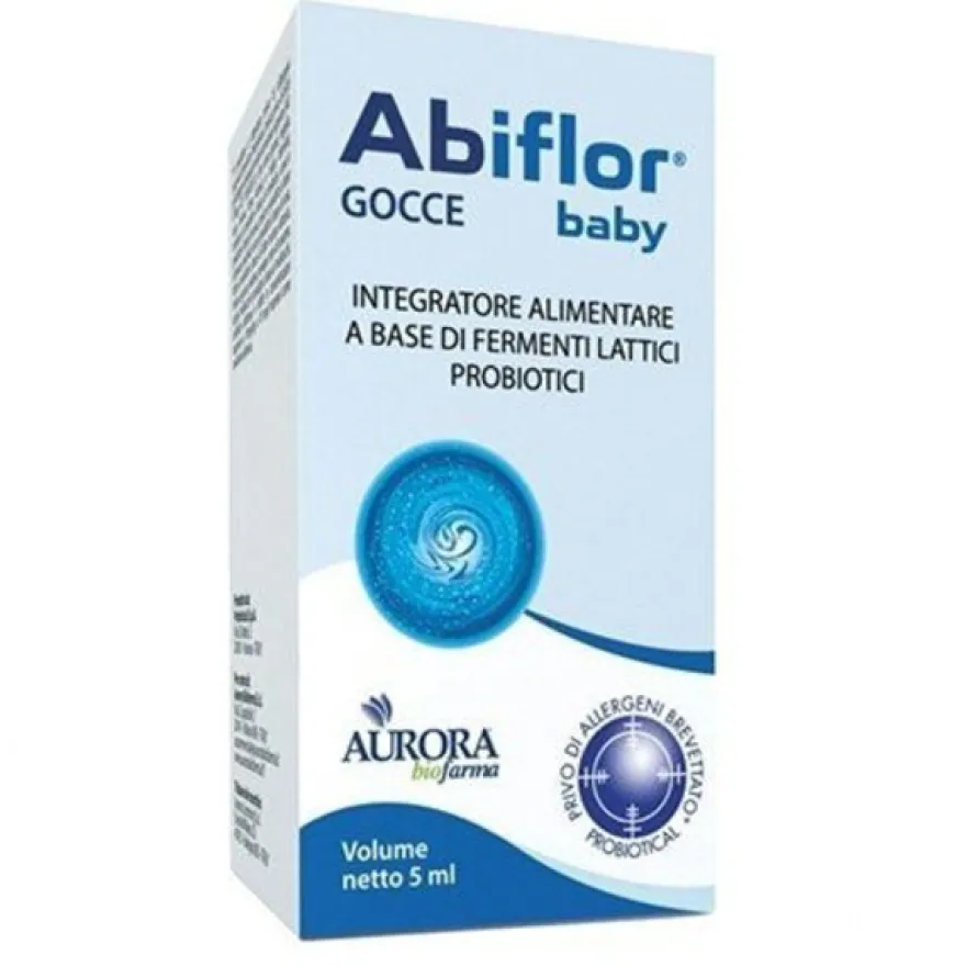 Abiflor Baby Integratore Di Fermenti Lattici Gocce 5ml