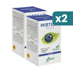 Aboca Mirtillo Plus integratore microcircolo bipacco 2x70 opercoli