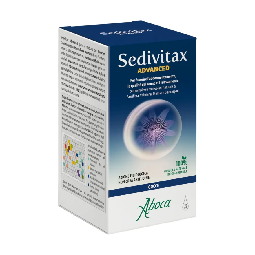 Aboca Sedivitax Advanced Gocce Integratori Sonno E Stress 30ml