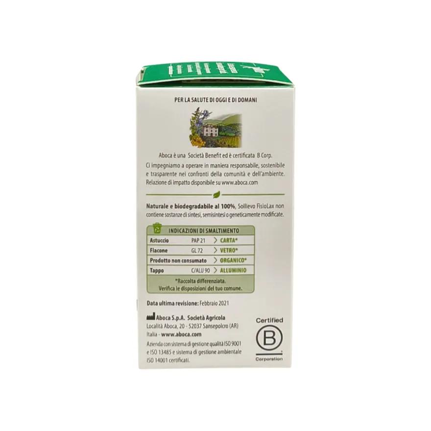 Aboca Sollievo Fisiolax Trattamento Stitichezza 90 Compresse