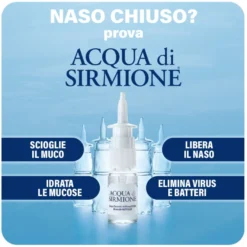 Acqua Di Sirmione Bipacco Acqua Termale Sulfurea Spray Nasale 2x6 Flaconi
