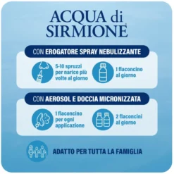 Acqua Di Sirmione Bipacco Acqua Termale Sulfurea Spray Nasale 2x6 Flaconi