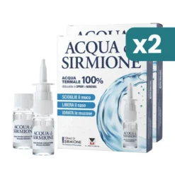 Acqua Di Sirmione Bipacco Acqua Termale Sulfurea Spray Nasale 2x6 Flaconi