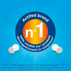 Actifed 2,5 Mg Congestione Nasale E Raffreddore 12 Compresse
