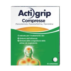 Actigrip Compresse Per Raffreddore Cefalea Mal Di Testa Febbre E Influenza 12 Compresse