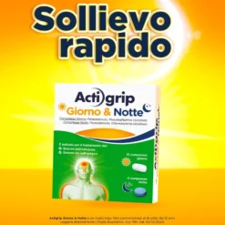 Actigrip Giorno E Notte Compresse Per Raffreddore Febbre E Influenza 16 Compresse