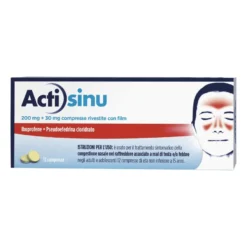 Actisinu Raffreddore E Mal Di Testa Sinusite 12 Compresse