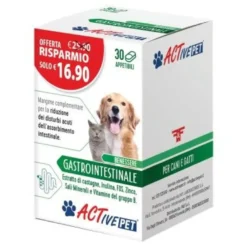 Active Pet Integratore Gastrointestinale Cani E Gatti 30 Compresse