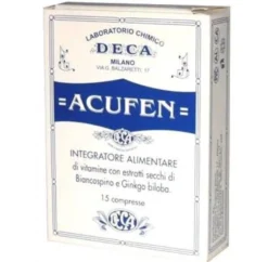 Acufen Integratore Biancospino Ginkgobiloba 15 Compresse