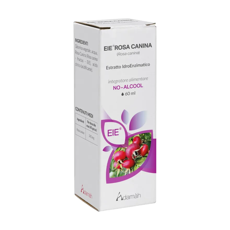 Adamah Eie Rosa Canina Estratto Idroenzimatico Integratore Gocce 60ml