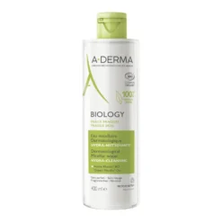 A-derma Biology Acqua Micellare Dermatologica Idra-detergente Rimuove Il Trucco Pelle Fragile 400 Ml