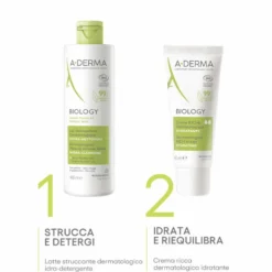 A-derma Biology Crema Ricca Dermatologica Idratante 40ml