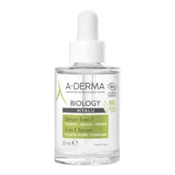 A-derma Biology Hyalu Siero Viso 3-in-1 Idrata Rimpolpa E Fortifica Con Acido Ialuronico 30ml