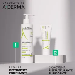 A-derma Dermalibour+ Cica-crema Ristrutturante Purificante Per Pelle Irritata E Arrossata 50ml