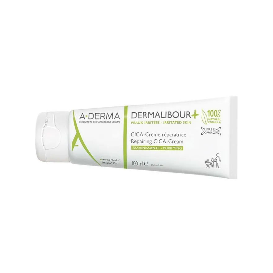 A-derma Dermalibour+ Cica-crema Ristrutturante Purificante Per Pelle Irritata E Arrossata 100ml