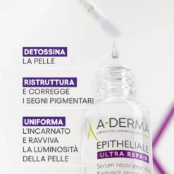 A-derma Epitheliale Ultra Repair Siero Ristrutturante Luminosità Anti-macchie Vitamina C 30ml