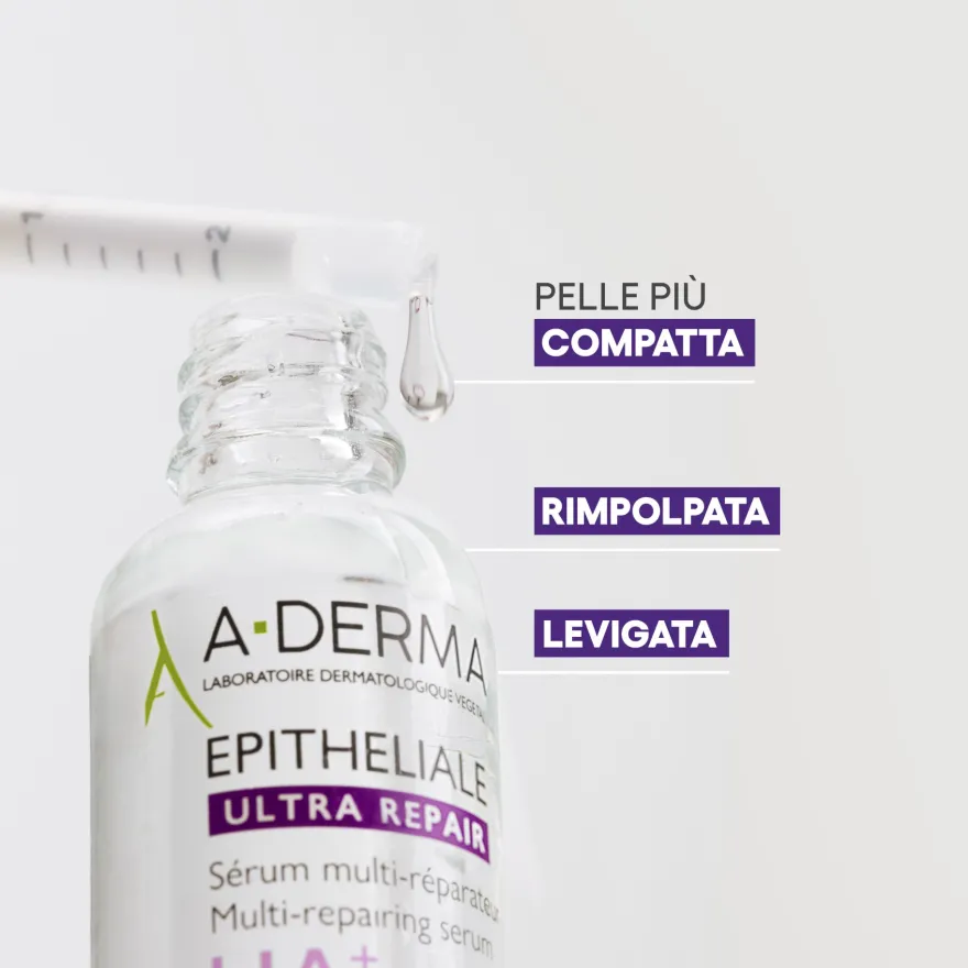 A-derma Epitheliale Ultra Repair Siero Multi-ristrutturante Anti-rughe Acido Ialuronico 30ml