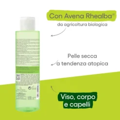A-derma Exomega Control Gel Emolliente 2 In 1 Corpo E Capelli 200ml