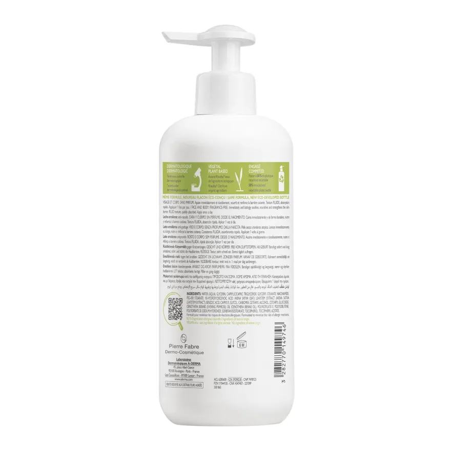 A-derma Exomega Control Lozione Emolliente Anti-grattage 400ml