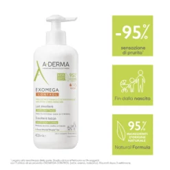 A-derma Exomega Control Lozione Emolliente Anti-grattage 400ml