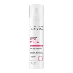 A-derma Exomega Viso Gel-crema Lenitiva Pelle Reattiva E Atopica 40ml