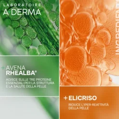 A-derma Exomega Viso Gel-crema Lenitiva Pelle Reattiva E Atopica 40ml