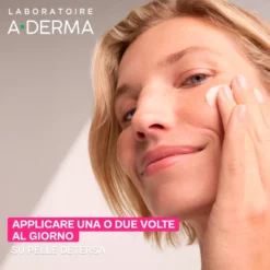 A-derma Exomega Viso Gel-crema Lenitiva Pelle Reattiva E Atopica 40ml