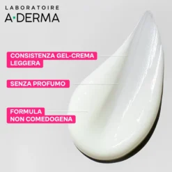 A-derma Exomega Viso Gel-crema Lenitiva Pelle Reattiva E Atopica 40ml