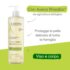 A-derma Les Indispensables Gel Doccia Surgras 750ml