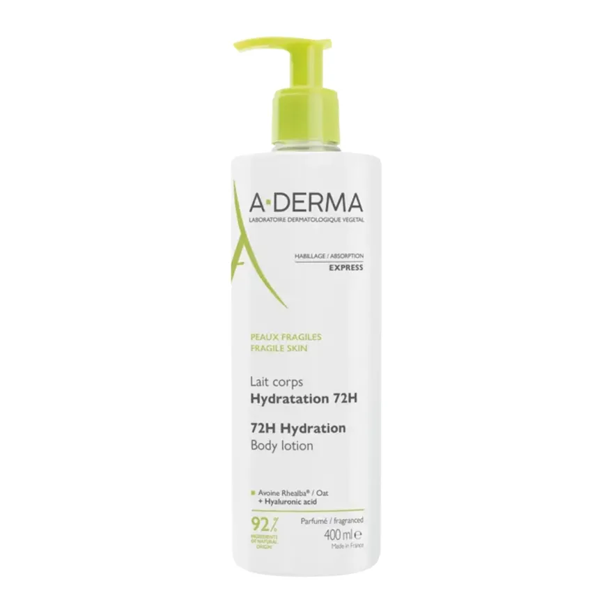 A-derma Les Indispensables Latte Corpo Idratazione 72h 400ml