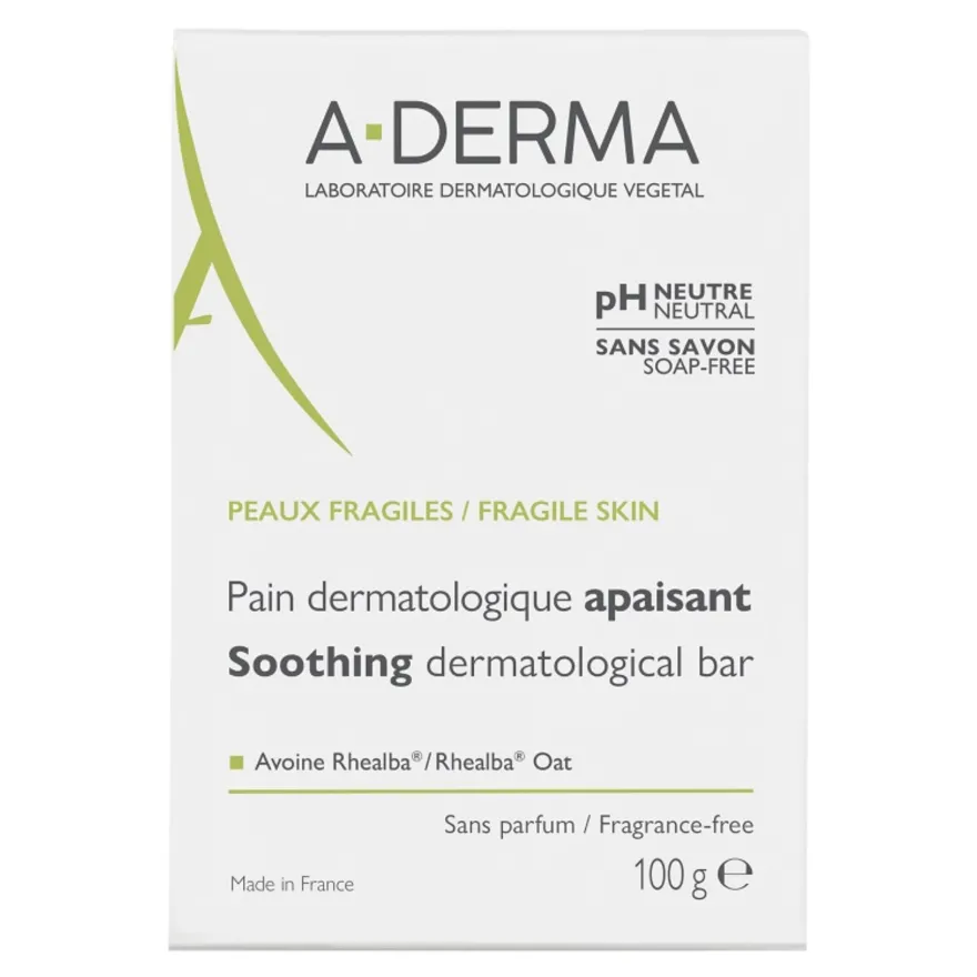 A-derma Les Indispensables Pane Dermatologico Lenitivo Pelle Sensibile 100g