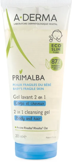 A-derma Primalba Gel Detergente 200ml