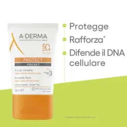 A-derma Protect Pocket Fluido Invisibile Spf50+ 30ml