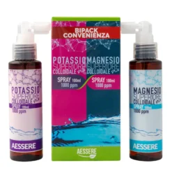 Aessere Magnesio Colloidale Plus + Potassio Colloidale Plus Spray 2x100ml
