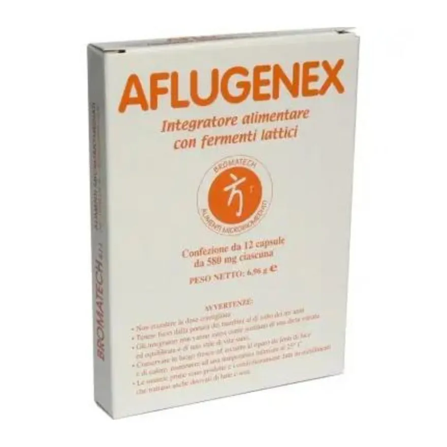 Aflugenex Integratore Fermenti Lattici 24 Capsule