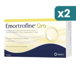 Agave Emortrofine Oro Integratore Emorroidi 2 confezioni da 14 Stick