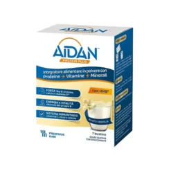 Aidan Protein Plus Integratore Proteine Vitamine Minerali Gusto Vaniglia 7 Bustine
