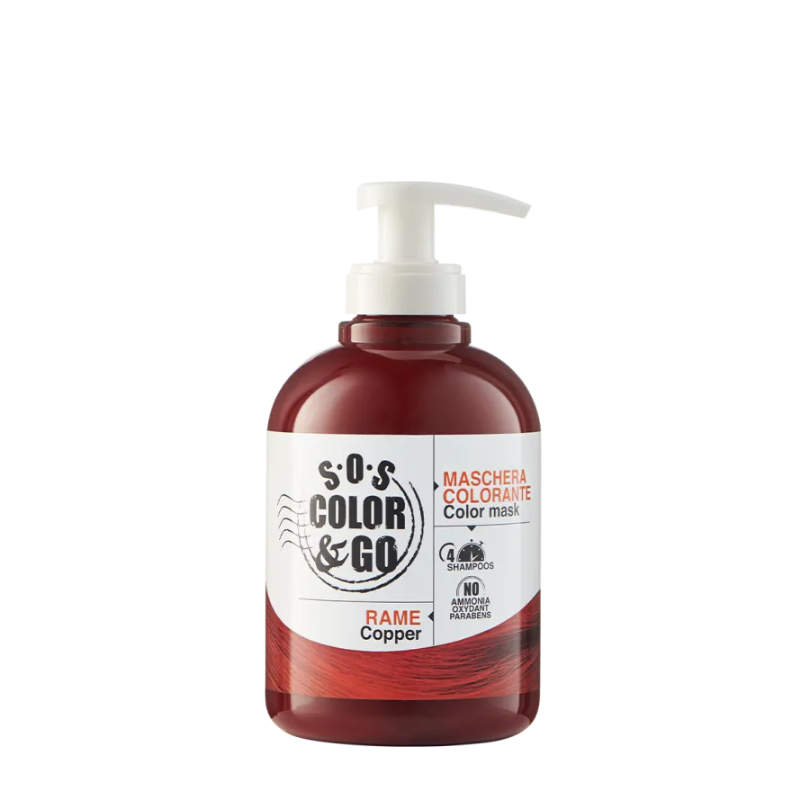 Alama Sos Color&go Maschera Capelli Colorata Rame 300ml