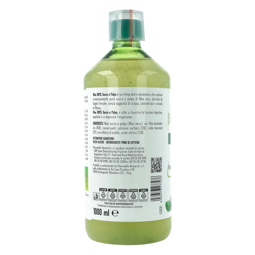 Aloe Succo E Polpa 100% 1 Litro