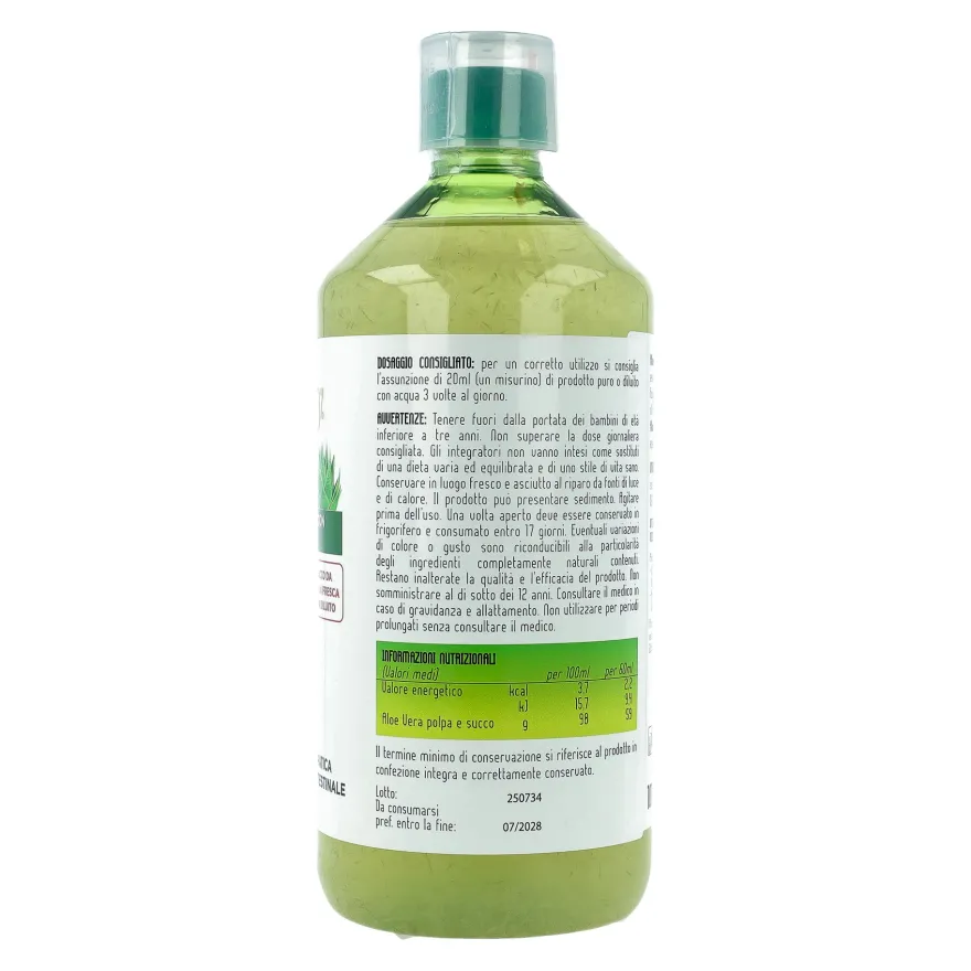Aloe Succo E Polpa 100% 1 Litro