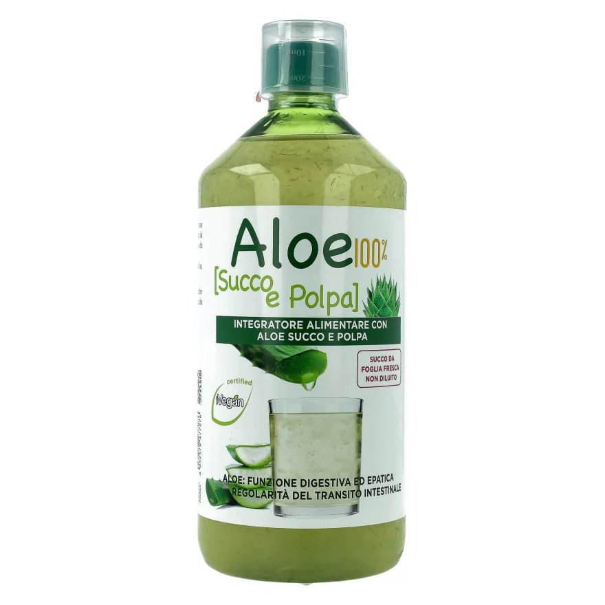 Aloe Succo E Polpa 100% 1 Litro