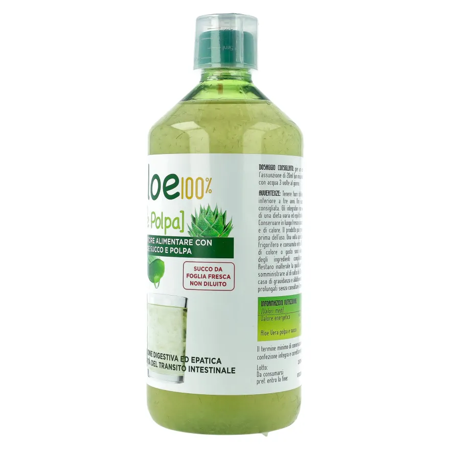 Aloe Succo E Polpa 100% 1 Litro