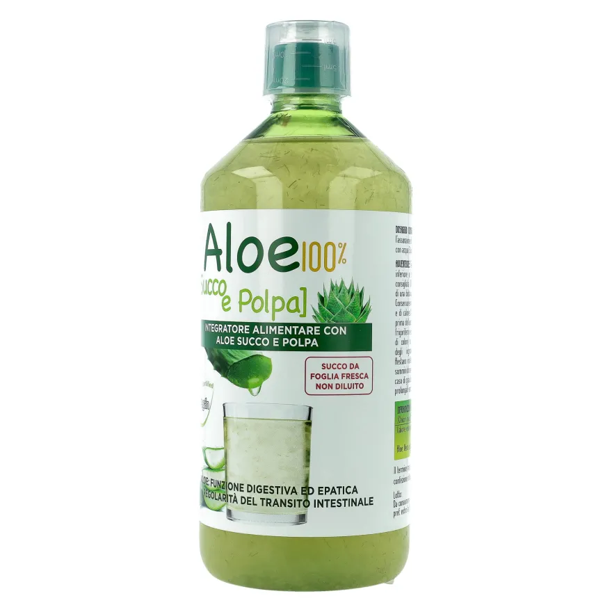 Aloe Succo E Polpa 100% 1 Litro