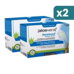 Aloevera2 Aeromucil 2 confezioni da 10 Fiale 5ml