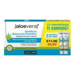 Aloevera2 Dentifricio Sbiancante Protettivo 100ml 2 Pezzi