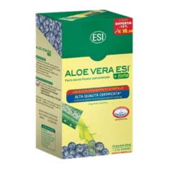 Aloe Vera Esi + Forte Mirtillo Integratore Alimentare 24 Pocket Drink