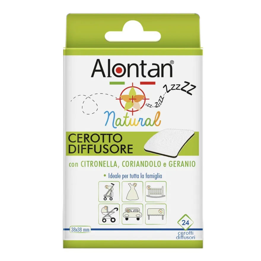 Alontan Natural Cerotto Diffusore Citronella Anti Zanzare