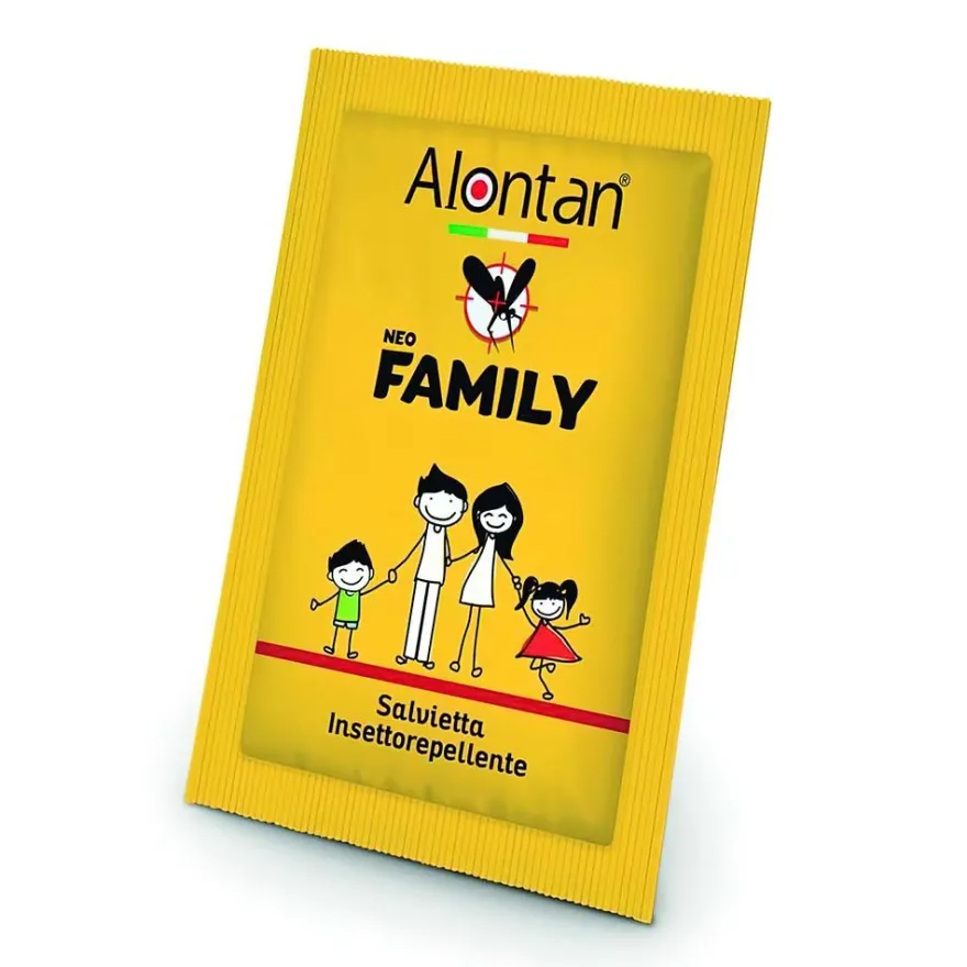 Alontan Neo Family Salviette Insettorepellenti 12 Pezzi