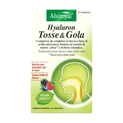Alsiroyal Hyaluron Tosse E Gola Integratore Tosse Secca E Benessere Gola 30 Compresse